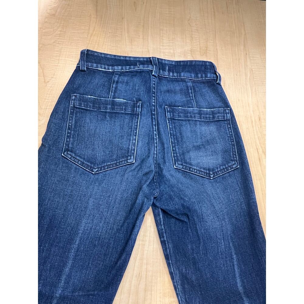 AMO Womans Audrey Eclipse High Rise Jeans in Shadow Play Straight Leg Size 25 - Picture 3 of 7